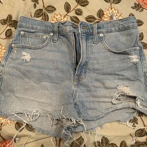 Madewell Distressed Denim Shorts